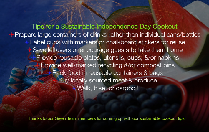 Tips for a Sustainable Independence Day