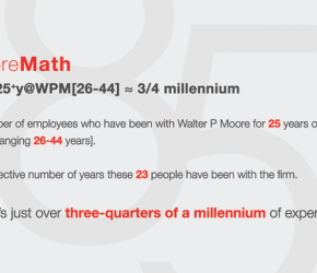 Walter P Moore 85th Fun Fact 4