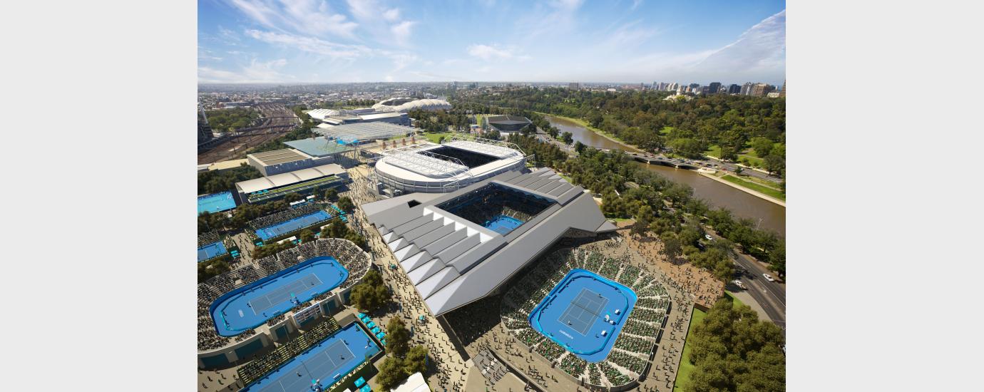 Margaret Court Arena Retractable Roof Addition