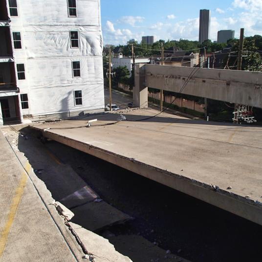 One Riverway Garage Collapse