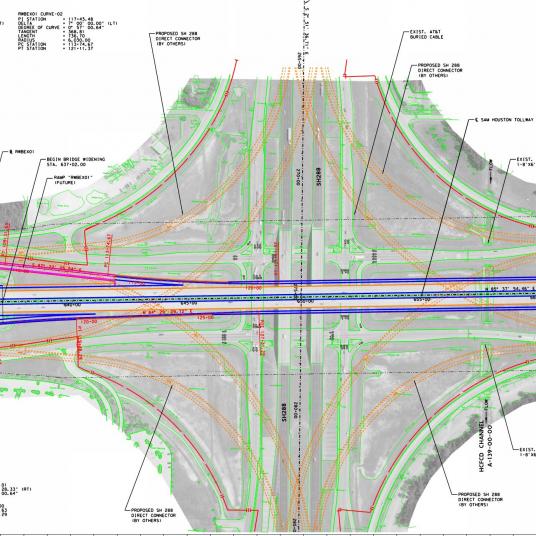 Sam Houston Tollway Southeast Schematic Design